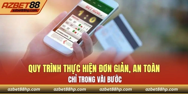 Quy trình thực hiện đơn giản, an toàn chỉ trong vài bước
